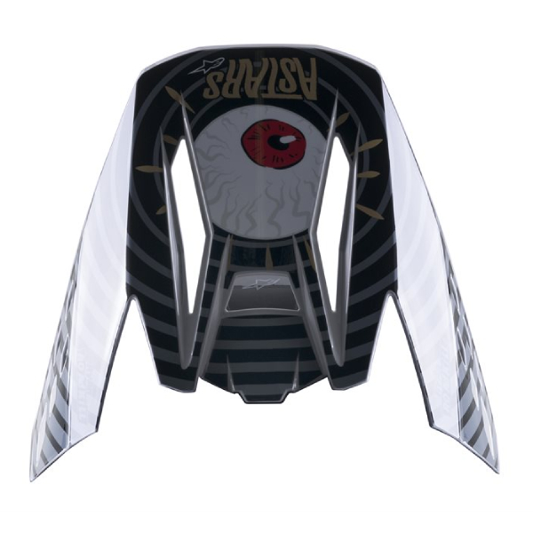 Helm-Ersatzteile Alpinestars Muütze S-M5 Solar flare Black gray gold glossy Helm-Ersatzteile Alpinestars Muütze S-M5 Solar flare Black gray gold glossy