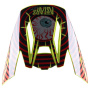 Helm-Ersatzteile Alpinestars Mu¼tze S-M5 Solar flare Black red fluo yellow fluo