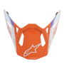 Helm-Ersatzteile Alpinestars Mu¼tze S-M8 Contact Orange matt