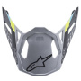 Helm-Ersatzteile Alpinestars Mu¼tze S-M8 Contact Silver matt