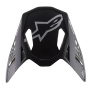 Helm-Ersatzteile Alpinestars Mu¼tze S-M8 Echo Black white matt