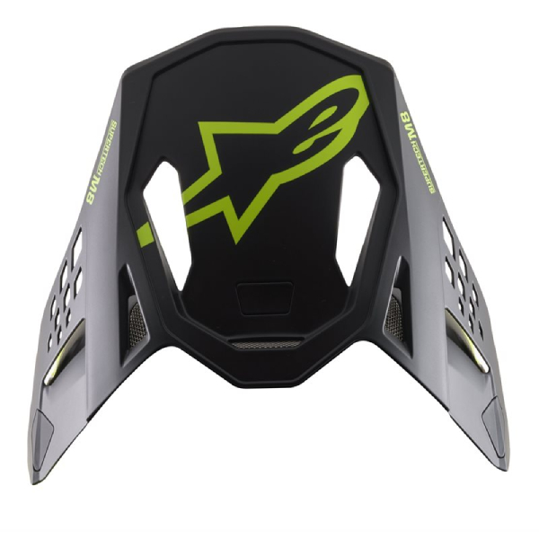 Helm-Ersatzteile Alpinestars Mu¼tze S-M8 Echo Black yellow fluo matt