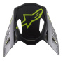 Helm-Ersatzteile Alpinestars Mu¼tze S-M8 Echo Black yellow fluo matt