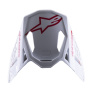 Helm-Ersatzteile Alpinestars Mu¼tze S-M8 Radium 2 Bright red white glossy