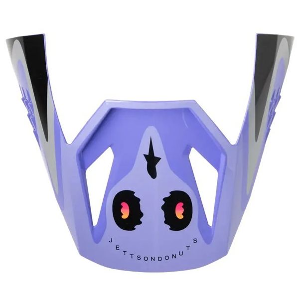 Helm-Ersatzteile Alpinestars Jettson S-M3 Youth Visor Gray Purple Black Glossy