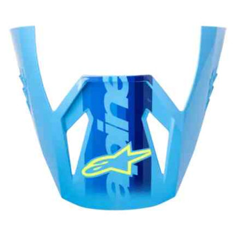 Helm-Ersatzteile Alpinestars S-M3 Force Visor Cyan Glossy Helm-Ersatzteile Alpinestars S-M3 Force Visor Cyan Glossy