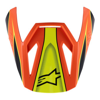 Helm-Ersatzteile Alpinestars S-M3 Fray Visor Black Orange Yellow FL G Helm-Ersatzteile Alpinestars S-M3 Fray Visor Black Orange Yellow FL G