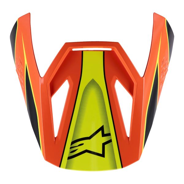 Helm-Ersatzteile Alpinestars S-M3 Fray Visor Black Orange Yellow FL G