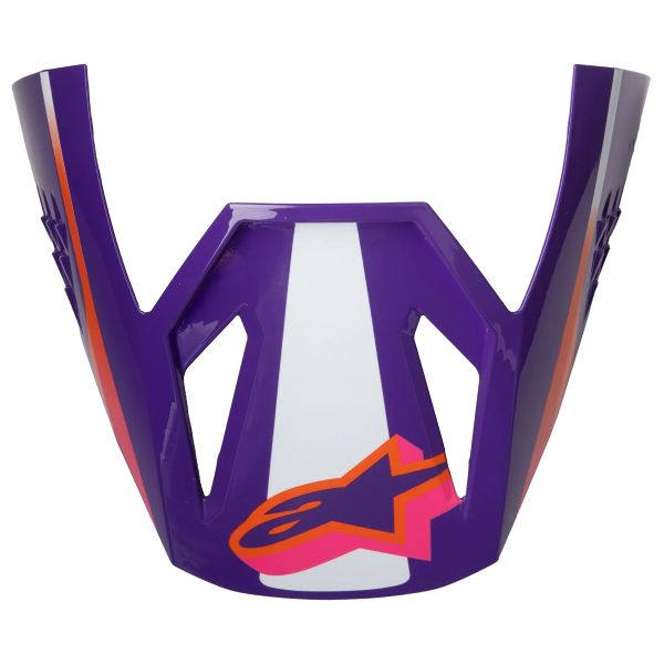 Helm-Ersatzteile Alpinestars S-M3 Heat Visor White Purple Pink Glossy