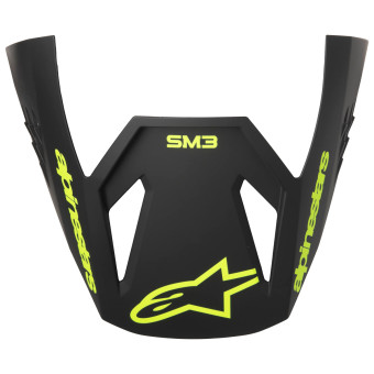 Helm-Ersatzteile Alpinestars S-M3 Radium Visor Gray Black Yellow FL Matt Helm-Ersatzteile Alpinestars S-M3 Radium Visor Gray Black Yellow FL Matt