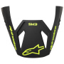 Helm-Ersatzteile Alpinestars S-M3 Radium Visor Gray Black Yellow FL Matt