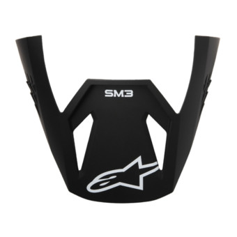 Helm-Ersatzteile Alpinestars S-M3 Solid Bildschirm Black Matt Helm-Ersatzteile Alpinestars S-M3 Solid Bildschirm Black Matt