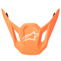 Helm-Ersatzteile Alpinestars S-M7 Core Visor Orange Blue Matt