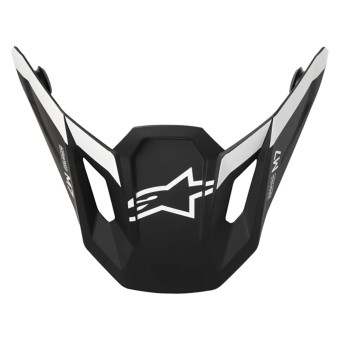 Helm-Ersatzteile Alpinestars S-M7 Dasher Visor Black White Matt Helm-Ersatzteile Alpinestars S-M7 Dasher Visor Black White Matt