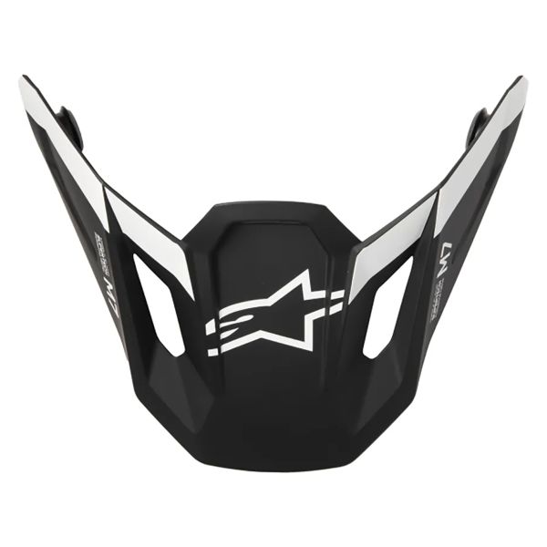 Helm-Ersatzteile Alpinestars S-M7 Dasher Visor Black White Matt Helm-Ersatzteile Alpinestars S-M7 Dasher Visor Black White Matt