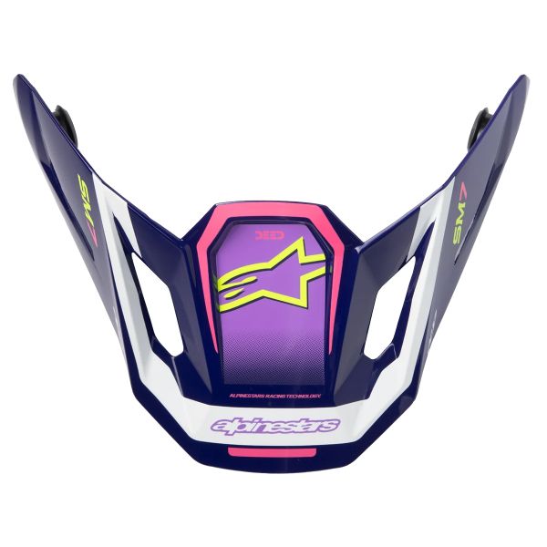 Helm-Ersatzteile Alpinestars S-M7 Deed Visor Purple Pink Glossy Helm-Ersatzteile Alpinestars S-M7 Deed Visor Purple Pink Glossy