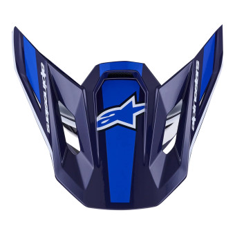 Helm-Ersatzteile Alpinestars S-M7 Rise Visor Blue White Glossy Helm-Ersatzteile Alpinestars S-M7 Rise Visor Blue White Glossy