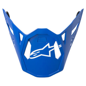 Helm-Ersatzteile Alpinestars Visor S-M10 Flood Met Blue Med Blue Blk Crb M&G