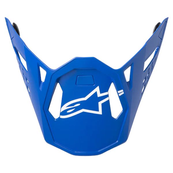 Helm-Ersatzteile Alpinestars Visor S-M10 Flood Met Blue Med Blue Blk Crb M&G
