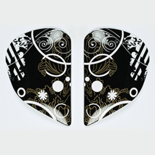 Helm-Ersatzteile Arai Quantum Fiction Pivot-Platte Schwarz