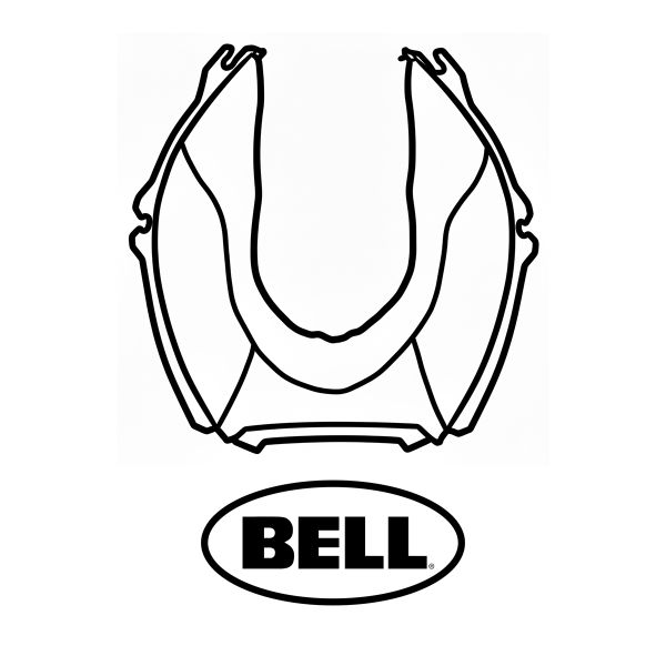 Helm-Ersatzteile Bell ProStar-Nackenschutz - Race Star