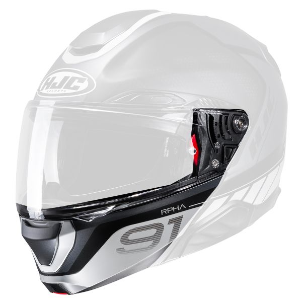 Helm-Ersatzteile HJC Kinnhalter RPHA91 Rafino MC5SF