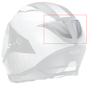 Helm-Ersatzteile HJC Hintere Belftung F70