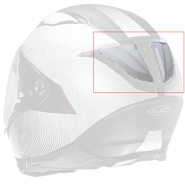 Helm-Ersatzteile HJC Hintere Belftung F70