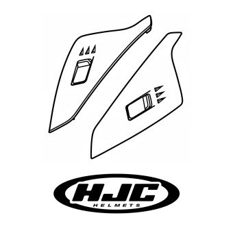 Helm-Ersatzteile HJC Hintere Lüftung i80 Roki MC21