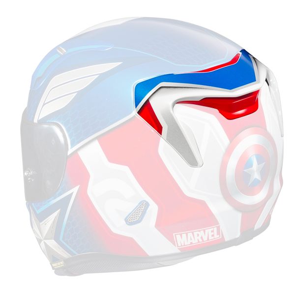 Helm-Ersatzteile HJC Hintere Lftung RPHA 11 Captain America Marvel MC2