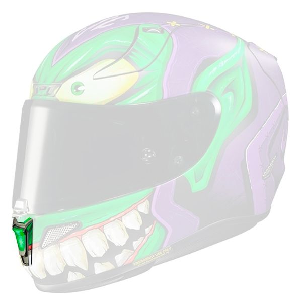 Helm-Ersatzteile HJC L�ftung Mentonniere RPHA 11 Green Goblin MC48SF