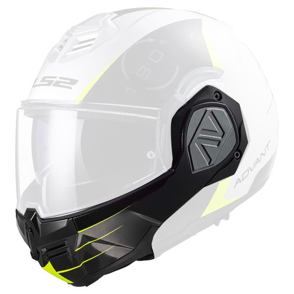 Helm-Ersatzteile LS2 Kinnhalter Advant FF906 Codex