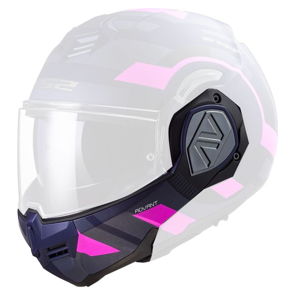 Helm-Ersatzteile LS2 Kinnhalter Advant FF906 Velum