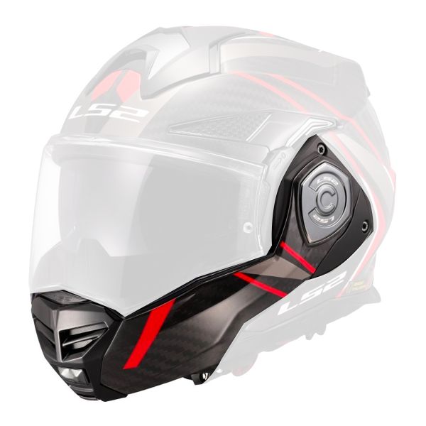 Helm-Ersatzteile LS2 Kinnhalter Advant X C FF901 Future