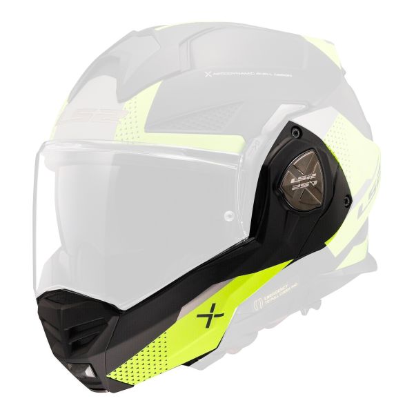 Helm-Ersatzteile LS2 Kinnhalter Advant X FF901 Oblivion