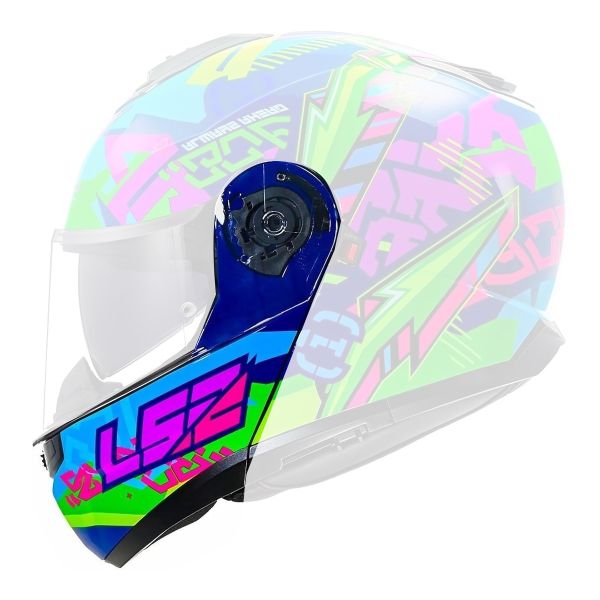 Helm-Ersatzteile LS2 Kinnhalter Strobe II FF908 Svent