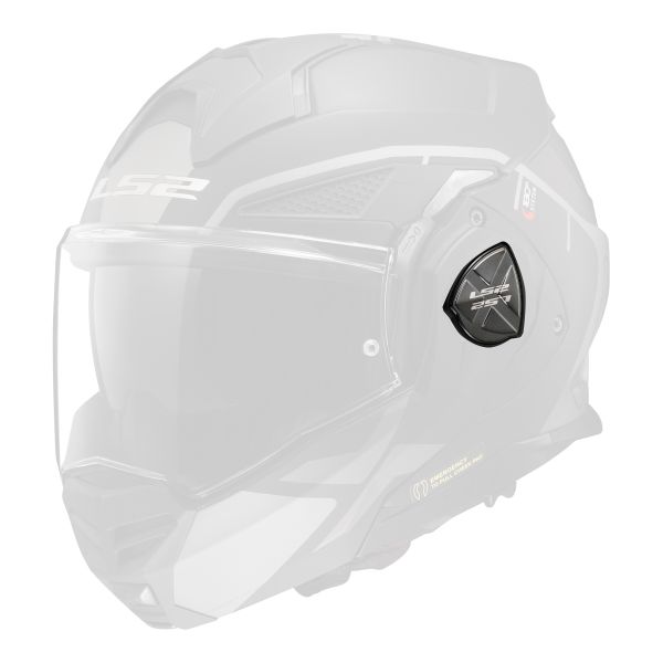 Helm-Ersatzteile LS2 Advant X FF901 Metryk Bildschirm-Platinum