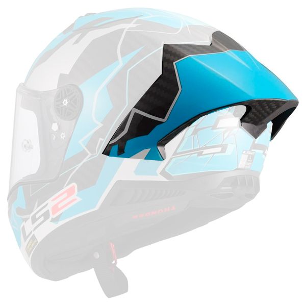 Helm-Ersatzteile LS2 Spoiler Thunder GP Aero Replica Huertas FF805