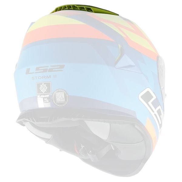 Helm-Ersatzteile LS2 Zentrale Hinterl�ftung Storm FF800 Salvador