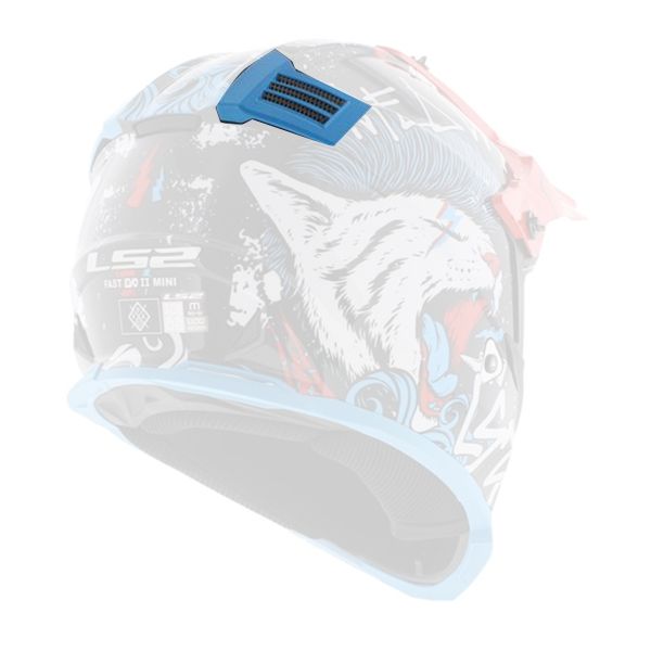 Helm-Ersatzteile LS2 Hintere Bel�ftung Fast II Mini MX437 Starmaw