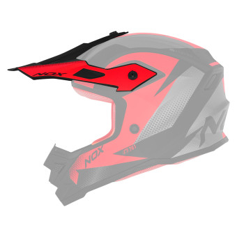 Helm-Ersatzteile NOX Muütze Fusion mattschwarz rot N761 Helm-Ersatzteile NOX Muütze Fusion mattschwarz rot N761