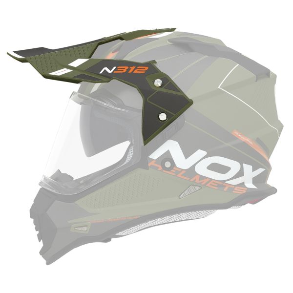 Helm-Ersatzteile NOX Mu¼tze N312 Drone kaki matt orange