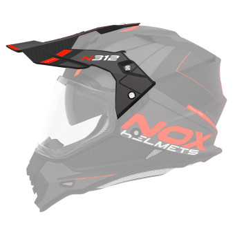 Helm-Ersatzteile NOX Muütze N312 Drone mattschwarz rot Helm-Ersatzteile NOX Muütze N312 Drone mattschwarz rot
