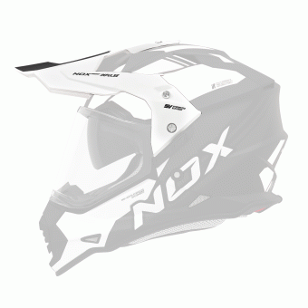 Helm-Ersatzteile NOX Muütze N312 Impulse mattschwarz weiß Helm-Ersatzteile NOX Muütze N312 Impulse mattschwarz weiß
