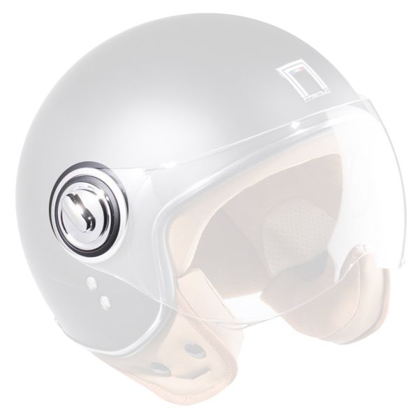 Helm-Ersatzteile NOX Befestigungssatz Bildschirm Idol Matt Black