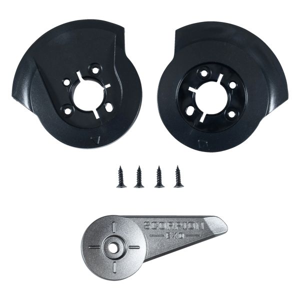 Helm-Ersatzteile Scorpion Abdeckung Mechanismus ADF 9000 Air