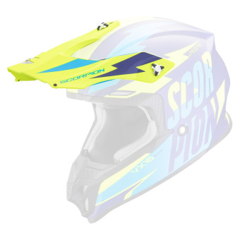 Helm-Ersatzteile Scorpion Mu�¼tze VX-16 - VX-16 Evo Air Slanter Matt Blue Neon Yellow