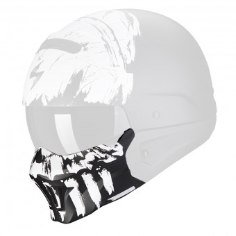 Helm-Ersatzteile Scorpion Exo Combat Evo Marauder Matt Black White Maske Helm-Ersatzteile Scorpion Exo Combat Evo Marauder Matt Black White Maske