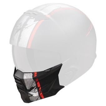 Helm-Ersatzteile Scorpion Exo Combat II Lord Matt Black Red Maske Helm-Ersatzteile Scorpion Exo Combat II Lord Matt Black Red Maske