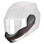 Helm-Ersatzteile Scorpion Kinnhalter Exo Tech Evo Animo Matt Black Red